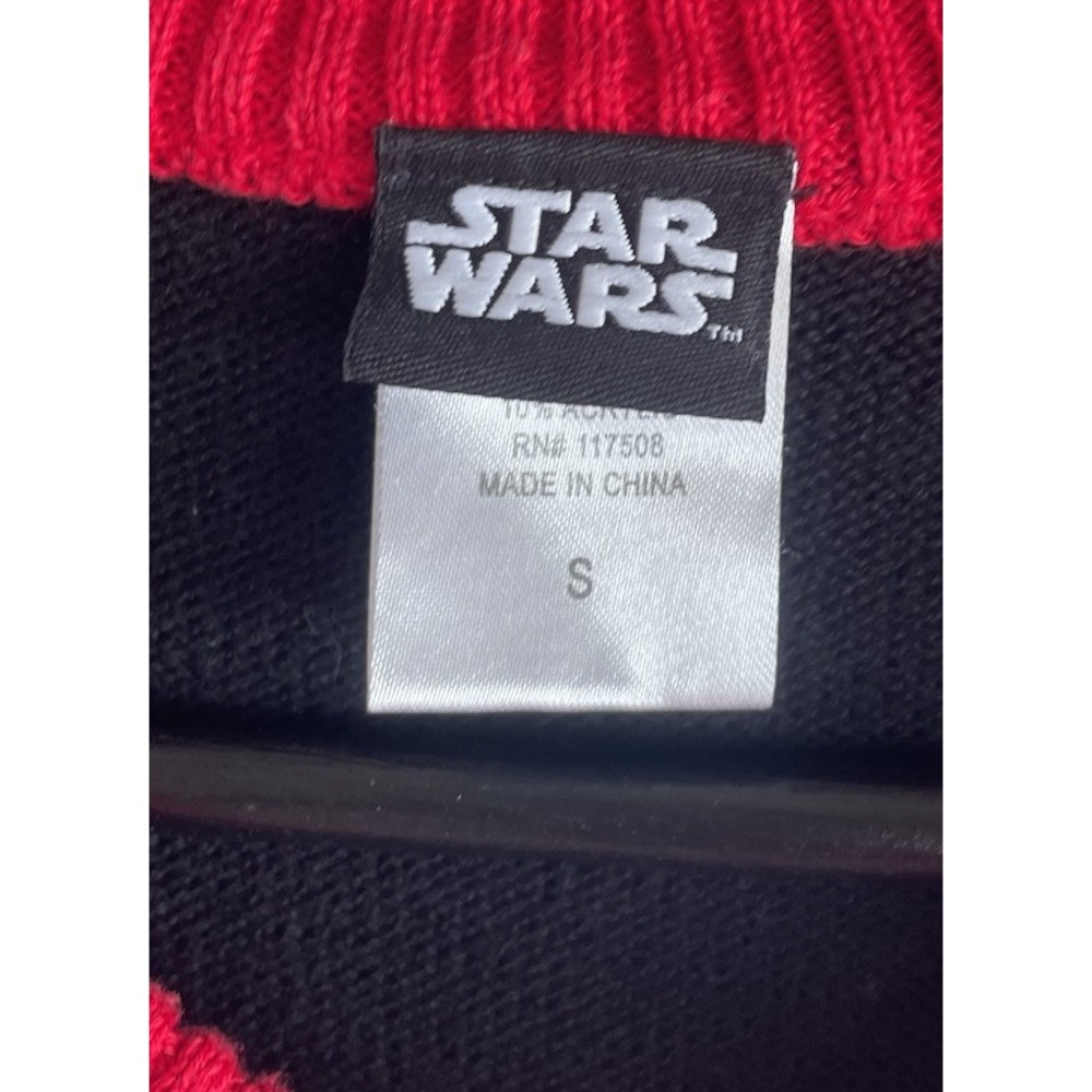 Mens Star Wars Christmas Holiday Pullover Ugly Sweater Vest Darth Vader Small - Picture 4 of 7